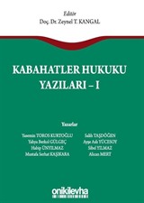 Kabahatler Hukuku Yazıları 1