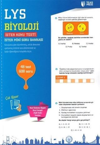 LYS Biyoloji Yaprak Test Çek Kopar