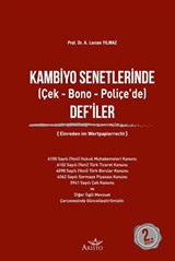 Kambiyo Senetlerinde Def'iler