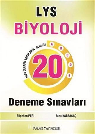 LYS Biyoloji 20 Deneme Sınavı