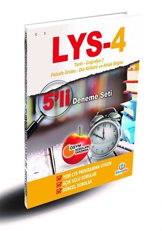 LYS -4 5'li Deneme Seti Tarih-Coğrafya 2- Felsefe Grubu- Din Kültürü ve Ahlak Bilgisi