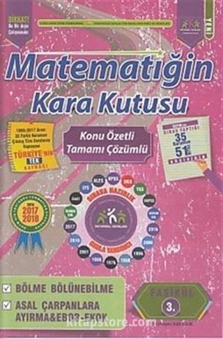 Matematiğin Kara Kutusu Konu Özetli Tamamı Çözümlü 3. Fasikül