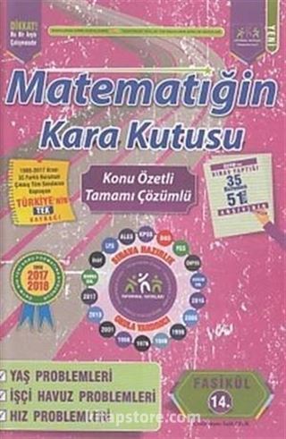 Matematiğin Kara Kutusu Konu Özetli Tamamı Çözümlü 14. Fasikül