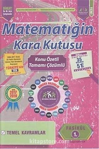 Matematiğin Kara Kutusu Konu Özetli Tamamı Çözümlü 1. Fasikül