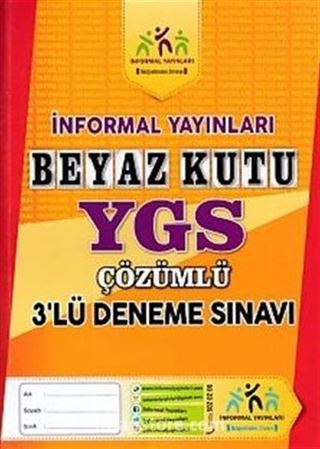 YGS'nin Beyaz Kutusu 3'lü Çözümlü Deneme Sınavı