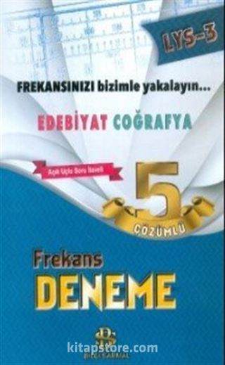 LYS 3 Edebiyat - Coğrafya 5 Çözümlü Frekans Deneme