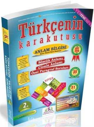 2017 Türkçenin Karakutusu Anlam Bilgisi 2. Cilt