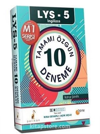 LYS - 5 İngilizce Tamamı Özgün 10 Deneme M1 Serisi