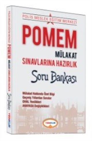 POMEM Mülakat Sınavlarına Hazırlık Soru Bankası