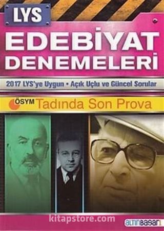 LYS Edebiyat Denemeleri (ÖSYM Tadında 8x56 Deneme)