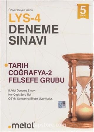 LYS 4 Deneme Sınavı Tarih Coğrafya-2 Felsefe Grubu 5 Deneme