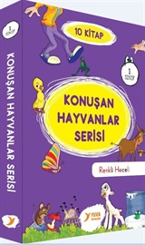 Konuşan Hayvanlar Serisi Renkli Heceli (10 Kitap) (1. Sınıf)