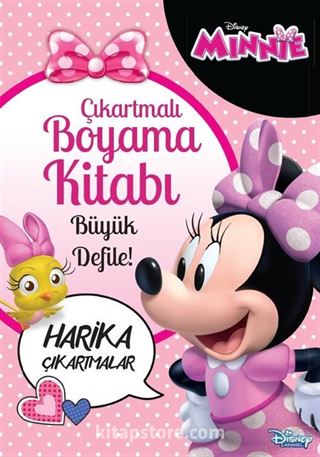 Minnie Büyük Defile Çıkartmalı Boyama Kitabı