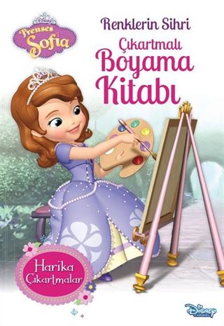 Prenses Sofia Renklerin Sihri Çıkartmalı Boyama Kitabı