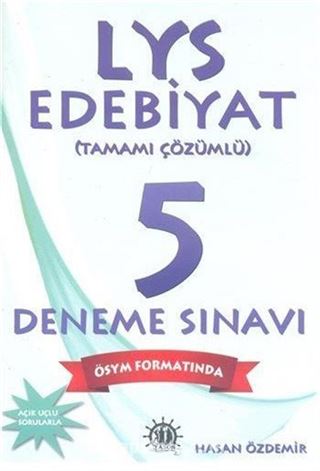 LYS Edebiyat Tamamı Çözümlü 5 Deneme Sınavı