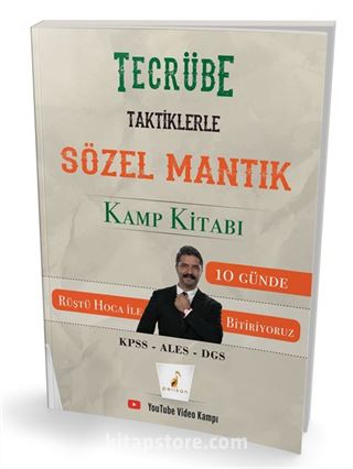 Tecrübe Serisi Rüştü Hoca İle Sözel Mantık Kamp Kitabı