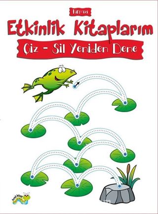 Etkinlik Kitaplarım Kırmızı / Çiz - Sil Yeniden Dene