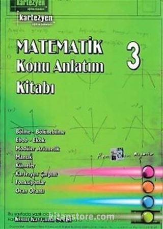 Matematik Konu Anlatım Kitabı 3 / Konu Kavrama Serisi