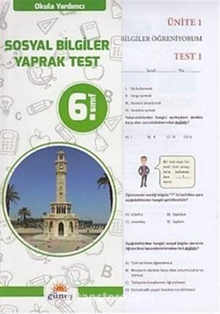 6. Sınıf Sosyal Bilgiler Yaprak Test