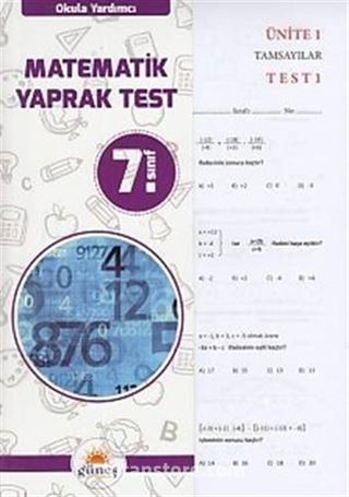 7. Sınıf Matematik Yaprak Test