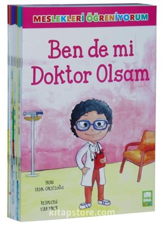 Meslekleri Öğreniyorum Resimli Hikaye Dizisi (10 Kitap Set)