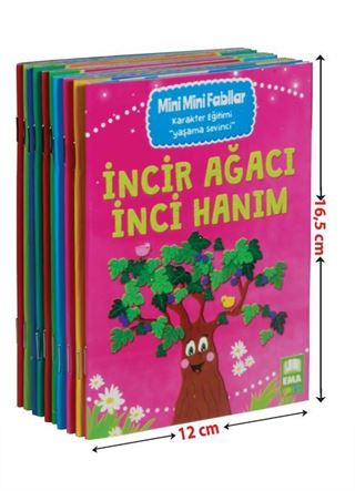 Mini Mini Fabllar Karakter Geliştiren Masallar (10 Kitap,1. ve 2. Sınıflar İçin)