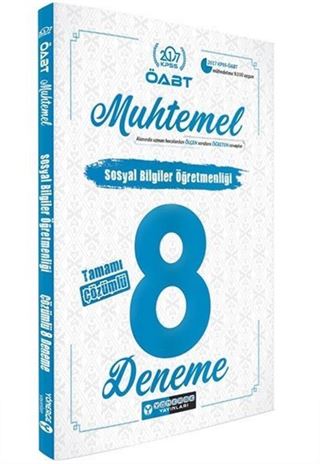 2017 ÖABT Muhtemel Sosyal Bilgiler Öğretmenliği Çözümlü 8 Deneme