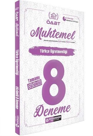 2017 ÖABT Muhtemel Türkçe Öğretmenliği Çözümlü 8 Deneme