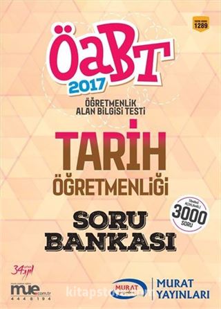 2017 ÖABT Tarih Öğretmenliği Soru Bankası