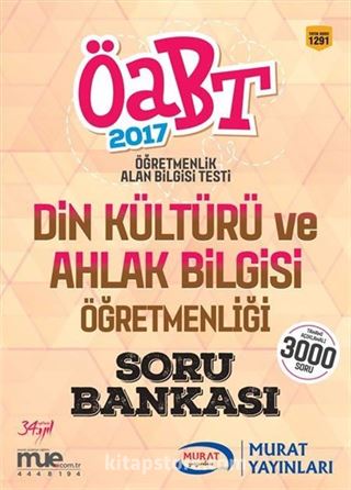 2017 ÖABT Din Kültürü ve Ahlak Bilgisi Öğretmenliği Soru Bankası