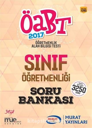 2017 ÖABT Sınıf Öğretmenliği Soru Bankası (Kod:1293)