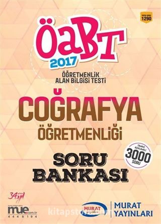 2017 ÖABT Coğrafya Öğretmenliği Soru Bankası