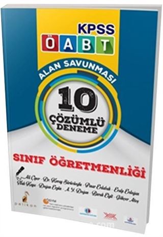 2017 ÖABT Sınıf Öğretmenliği Çözümlü 10 Deneme