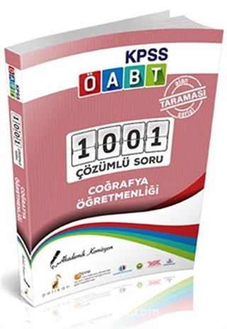 2017 ÖABT Coğrafya Öğretmenliği 1001 Çözümlü Soru