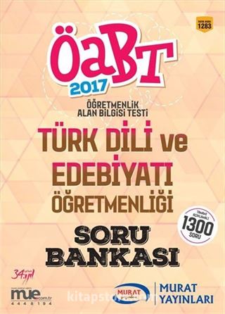 2017 ÖABT Türk Dili ve Edebiyatı Öğretmenliği Soru Bankası