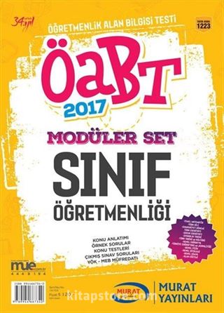 2017 ÖABT Modüler Sınıf Öğretmenliği Seti (4 Kitap) (Kod:1223)