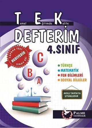 4. Sınıf Tek Defterim