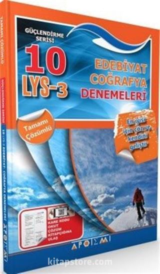 LYS 3 Edebiyat Coğrafya Tamamı Çözümlü 10 Deneme