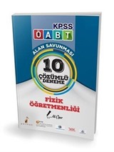 KPSS ÖABT Fizik Öğretmenliği Alan Savunması 10 Çözümlü Deneme