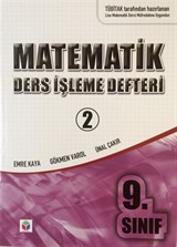 9. Sınıf 2. Dönem Matematik Ders İşleme Defteri (Akıllı Defter)