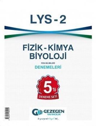 LYS 2 Fizik-Kimya-Biyoloji 5 Deneme Seti