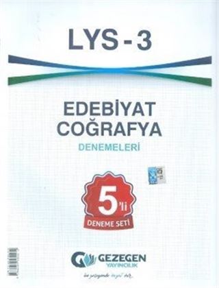 LYS 3 Edebiyat-Coğrafya 5'li Deneme Seti