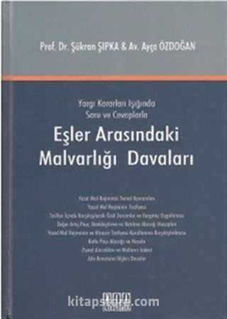 Eşler Arasındaki Malvarlığı Davaları