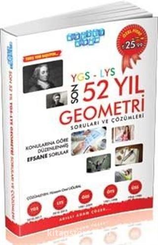 YGS - LYS Son 52 Yıl Geometri Soruları ve Çözümleri