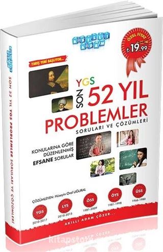 YGS Son 52 Yıl Problemler Soruları ve Çözümleri