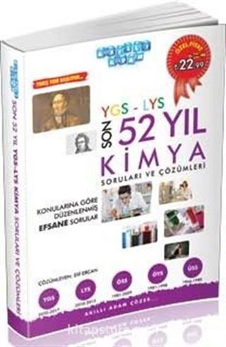 YGS - LYS Son 52 Yıl Kimya Soruları ve Çözümleri