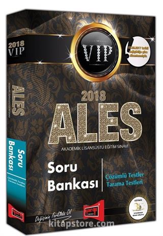 2018 ALES VIP Soru Bankası