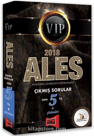 2018 ALES VIP Son 5 Yıl Çıkmış Sorular ve Çözümleri