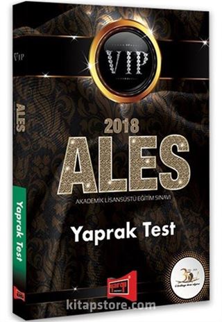 2018 ALES VIP Yaprak Test