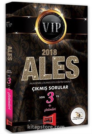 2018 ALES VIP Son 3 Yıl Çıkmış Sorular ve Çözümleri